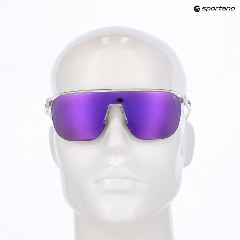 Слънчеви очила Tifosi Sanctum SL crystal clear/smoke purple mirror ar 4