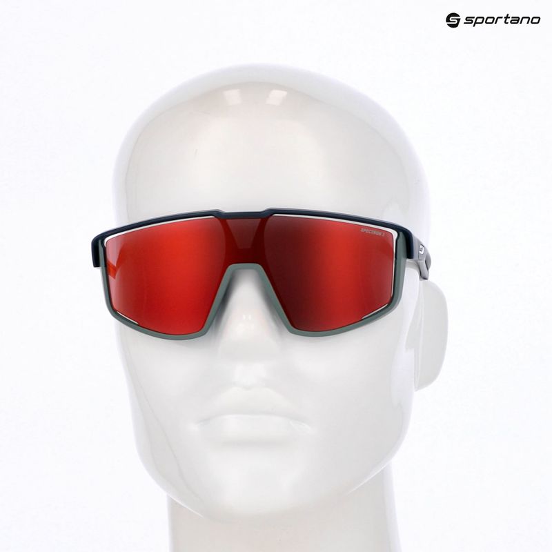 Слънчеви очила Julbo Fury Spectron 3 тъмно синьо/зелено сиво/многопластово червено 5