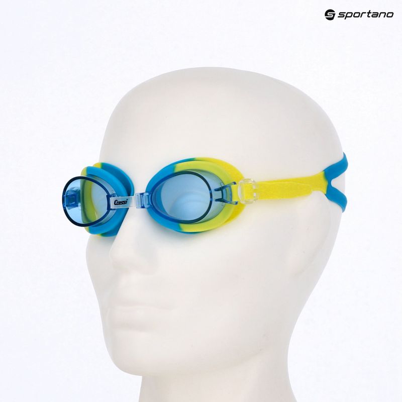 Детски очила за плуване Cressi Starfish green/azure 7
