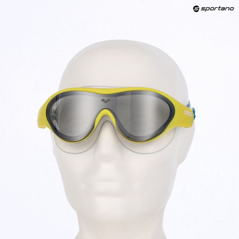 Детски очила за плуване Arena The One Mirror Jr soft green/blue cosmo 9
