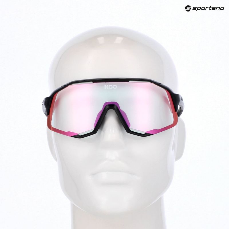 Слънчеви очила Koo Demos black/photochromic fuchsia 6