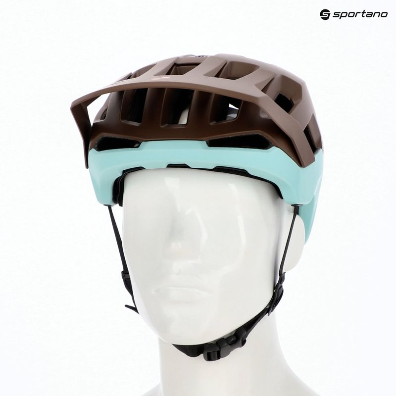 Велосипедна каска POC Kortal Race MIPS bronzite brown matt/lazurite blue matt 14