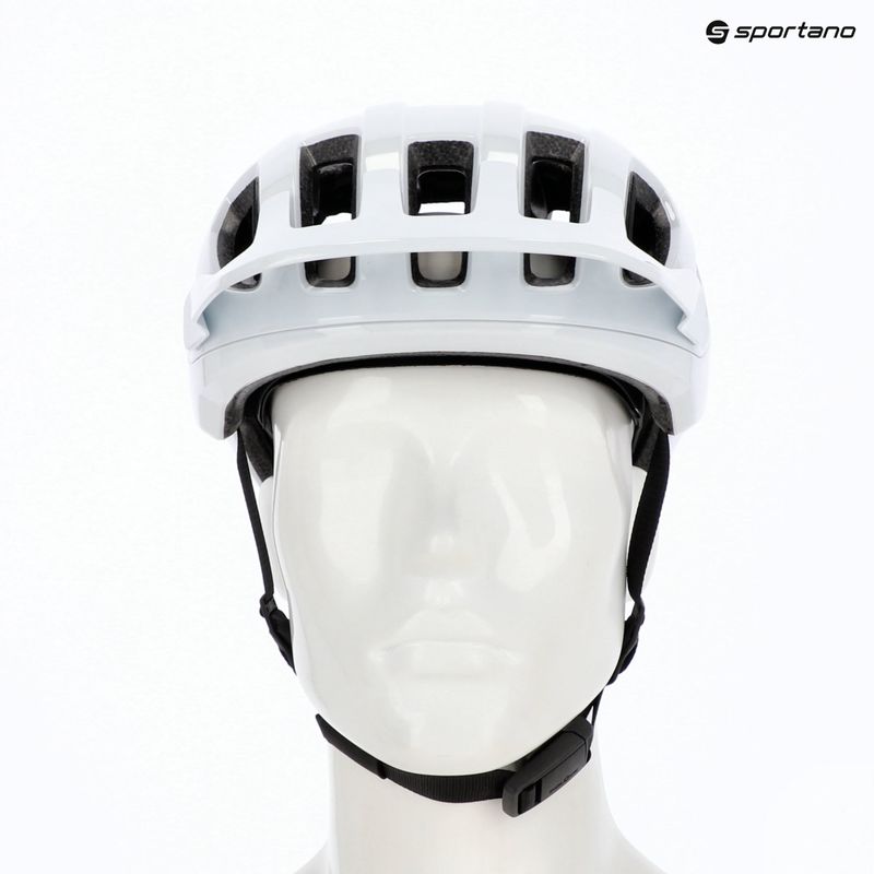 Велосипедна каска POC Cularis hydrogen white/uranium black matt с лого 6