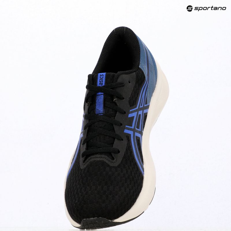 Мъжки обувки за бягане ASICS Patriot 14 black/neon blue 16