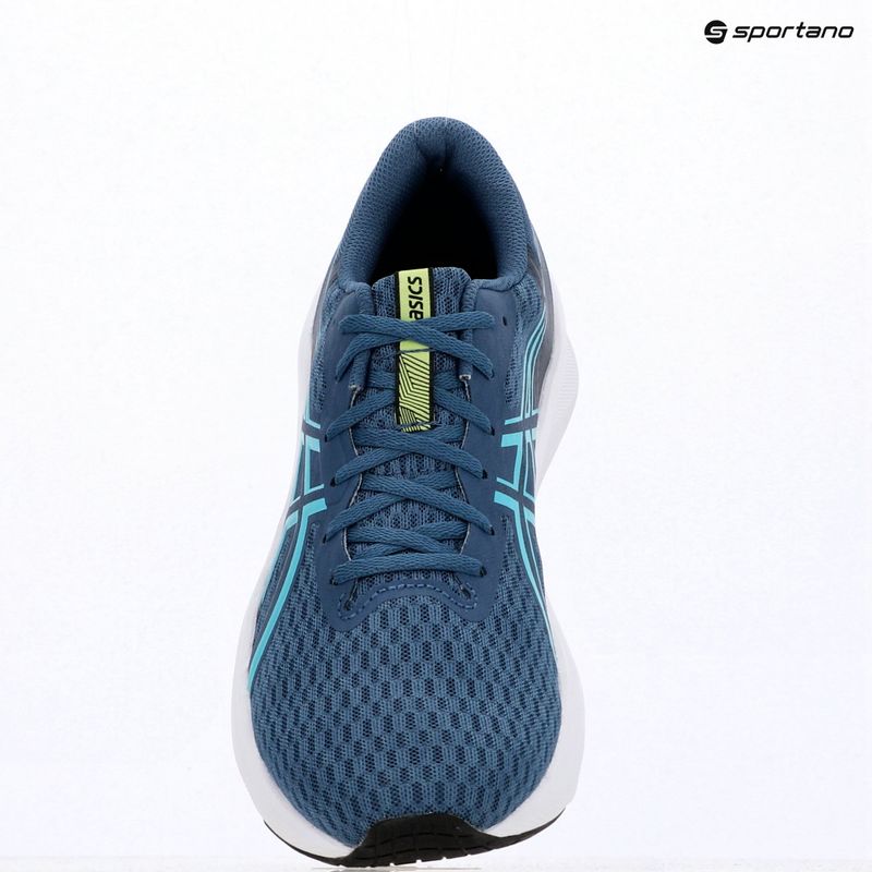 Мъжки обувки за бягане ASICS Patriot 14 grand shark/energy aqua 16