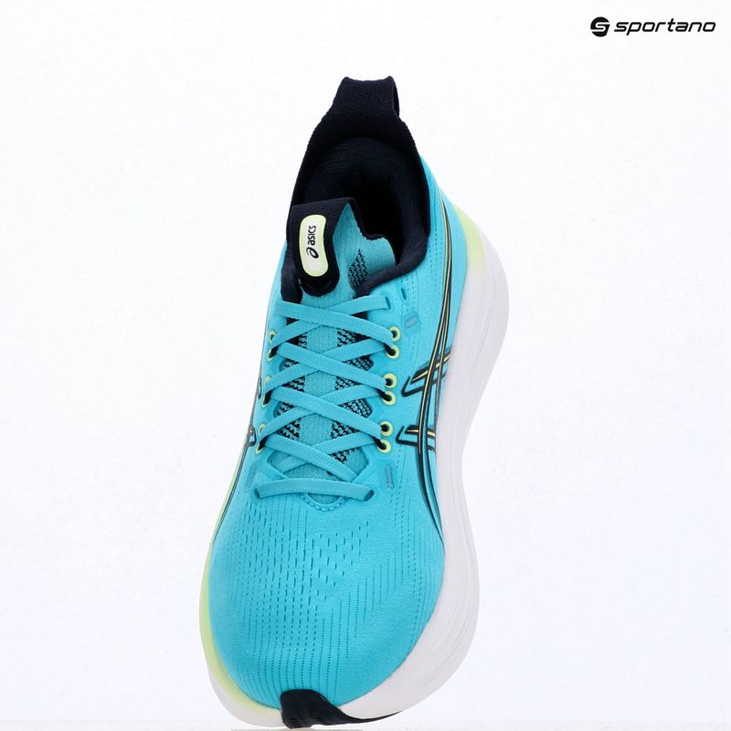 Мъжки обувки за бягане ASICS Gel-Nimbus 28 energy aqua/midnight 16