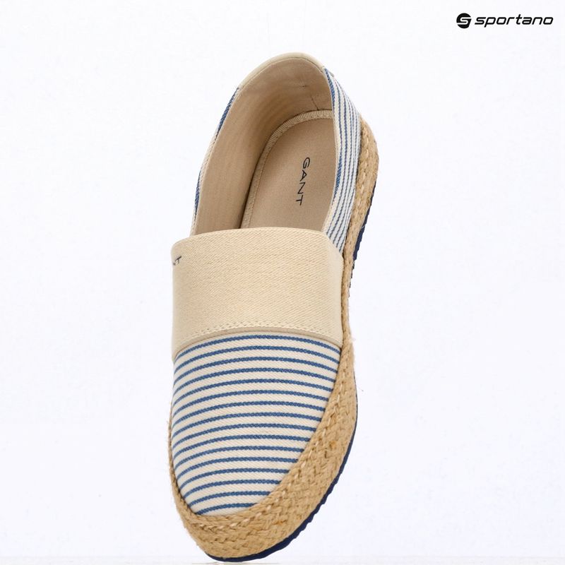 Дамски еспадрили GANT Raffiaville blue/cream 16