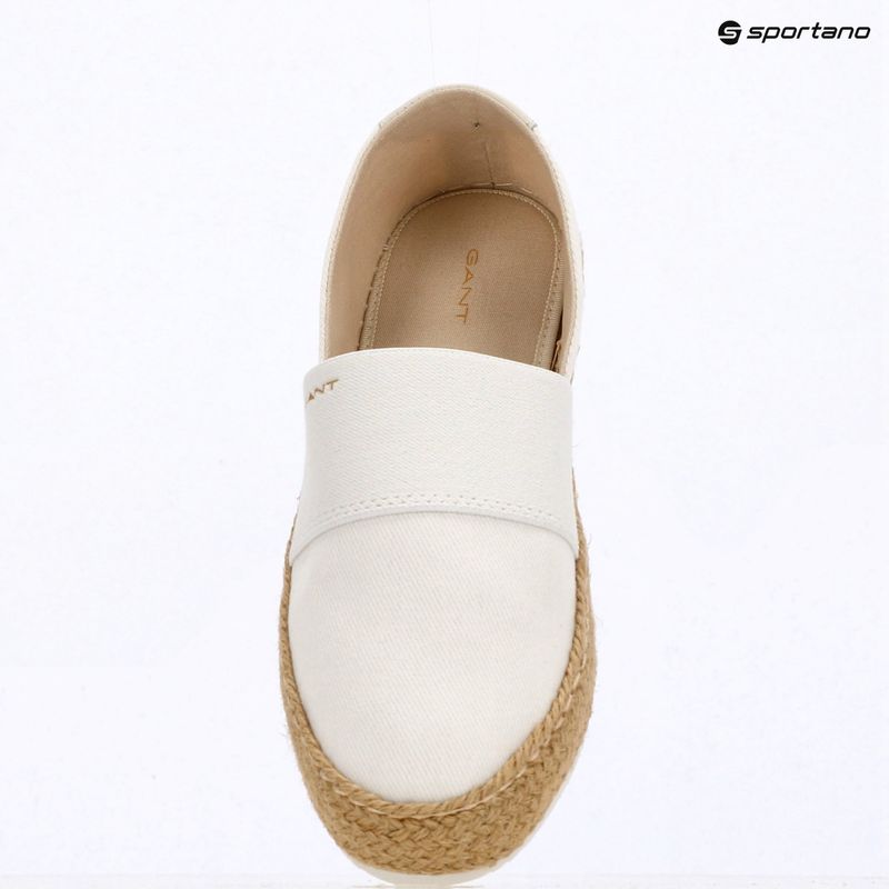Дамски еспадрили GANT Raffiaville off white 16