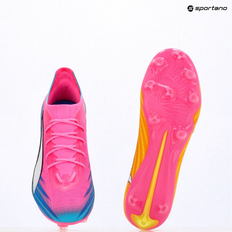 Футболни обувки PUMA Ultra 6 Pro FG/AG poison pink/puma wht/sunstream/bright aqua/puma blk 17