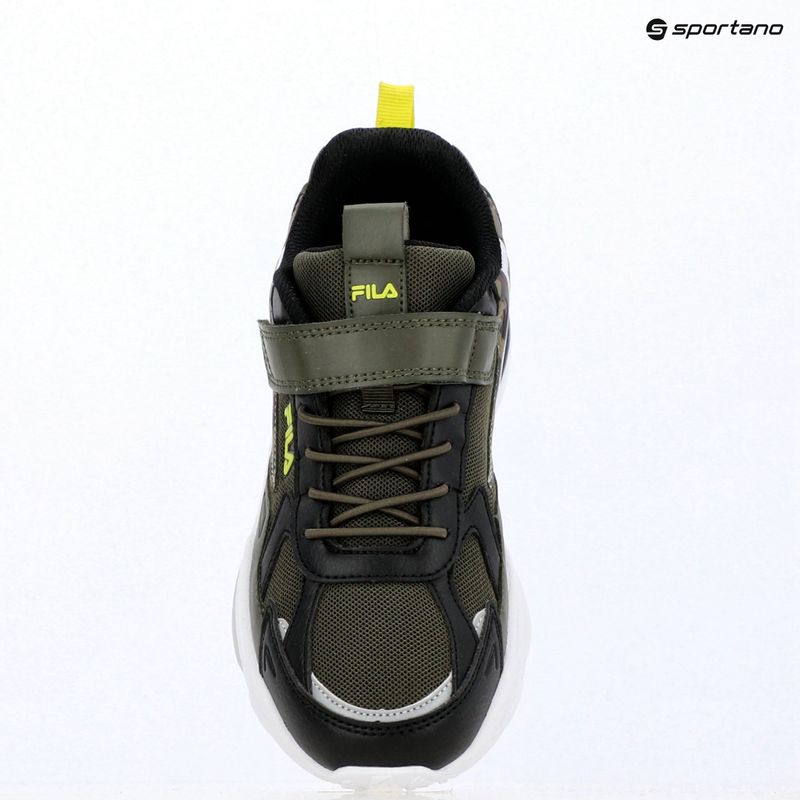 Детски обувки FILA Madrun Velcro olive night 16