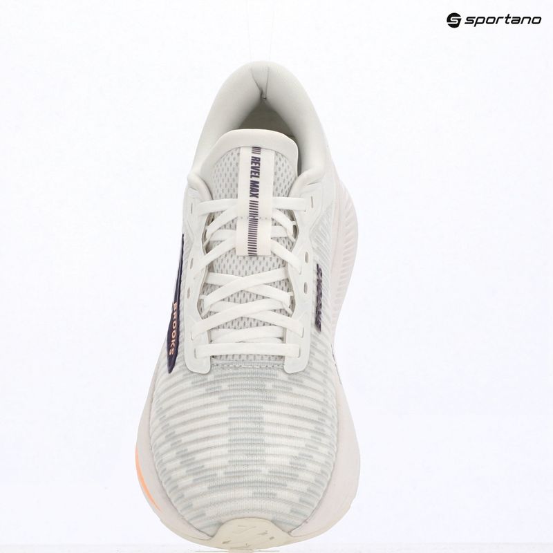 Дамски обувки за бягане Brooks Revel Max brightwhite/mulledgrape/peach 13