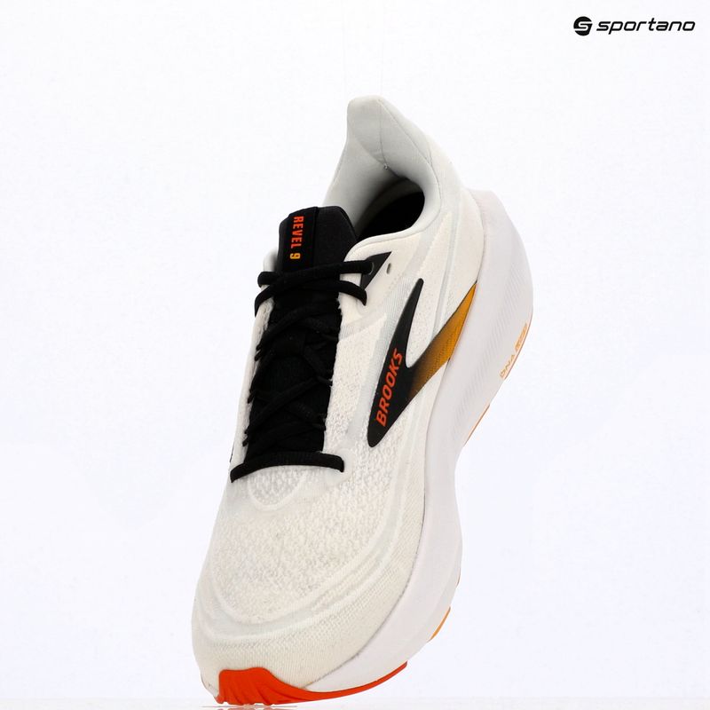 Мъжки обувки за бягане  Brooks Revel 9 white/orange/black 15