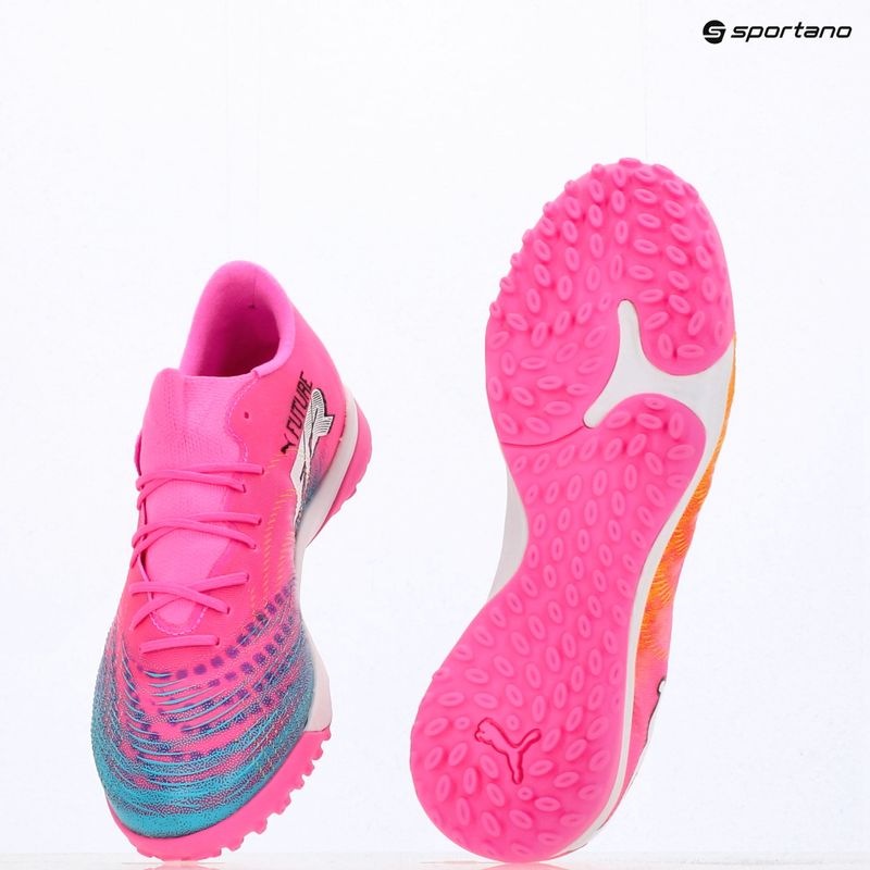 Футболни обувки PUMA Future 9 Match Fusion TT poison pink/puma wht/sun stream/bright aqua/puma blk 14
