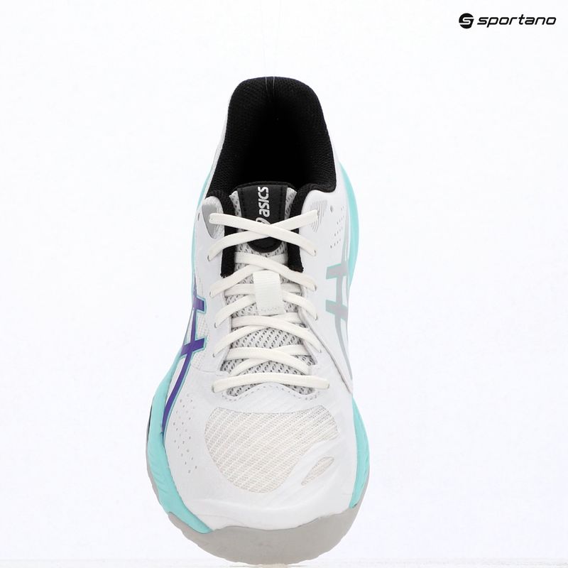 Мъжки обувки за волейбол ASICS Beyond FF 2 white/radiant amethyst 9