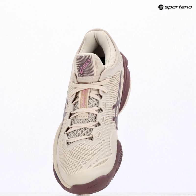 Дамски обувки за тенис ASICS Court FF 3 Clay soft oat/dusty mauve 9