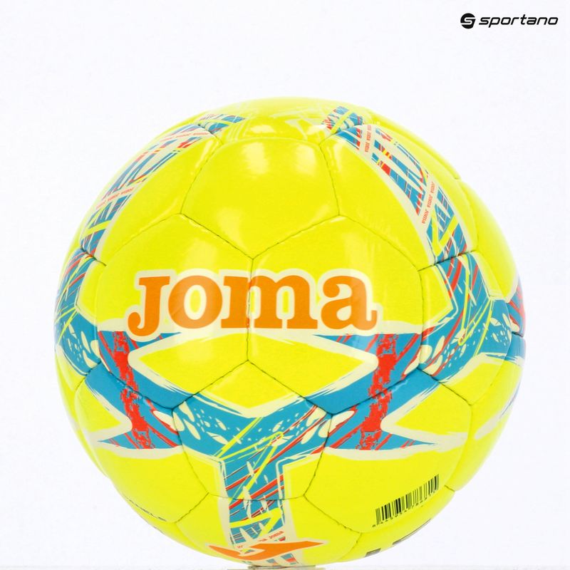 Футболна топка Joma Dali III yellow/fluor turquoise размер 5 7