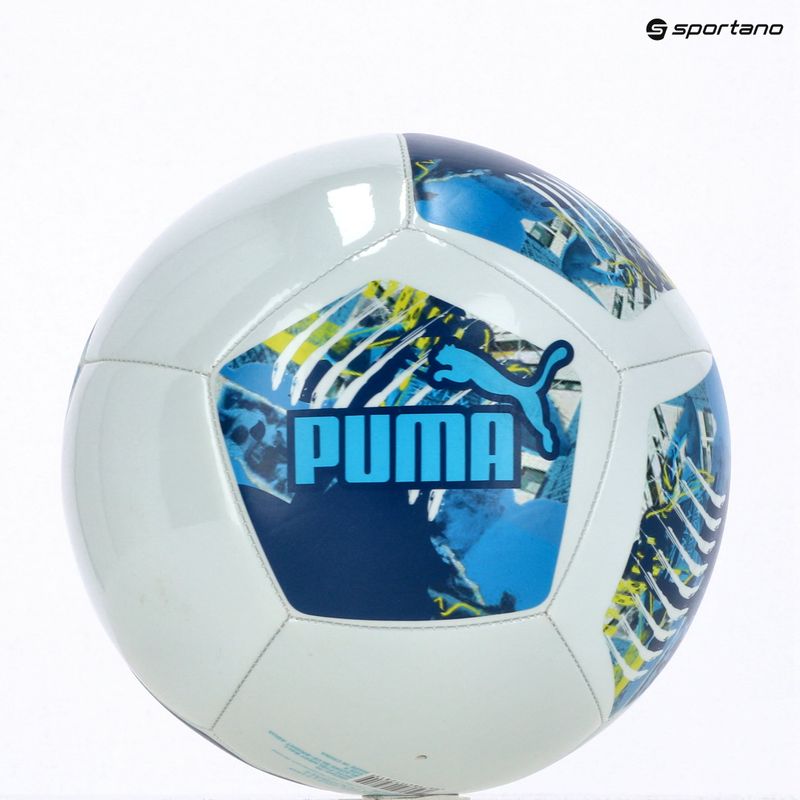 PUMA MCFC ftblNRGY blazing blue/bright aqua размер 5 футбол 4