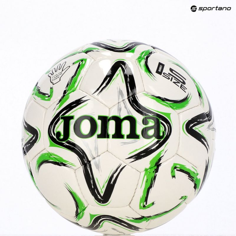Футболна топка Joma Egeo II black/fluor green размер 5 7