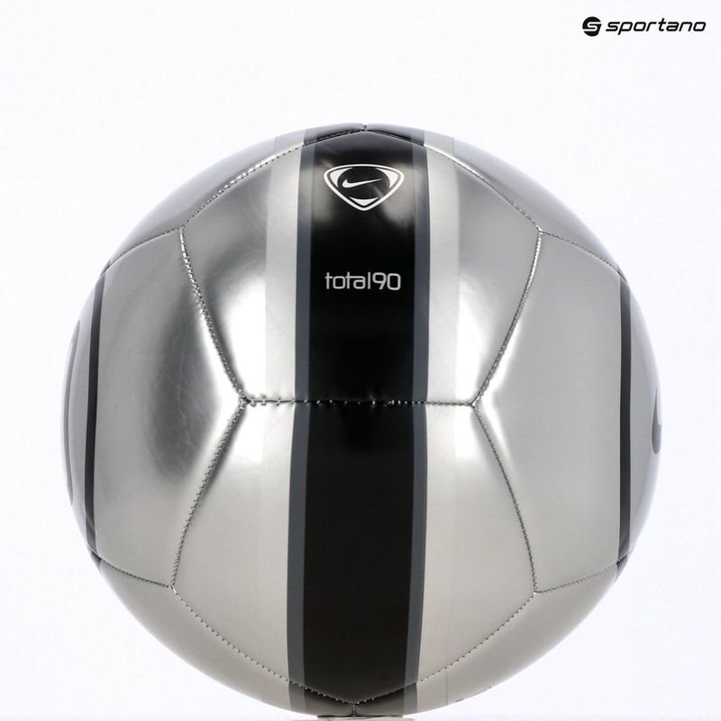 Футболна топка Nike Academy T90 Metallic '26 metallic silver/black/black размер 5 5