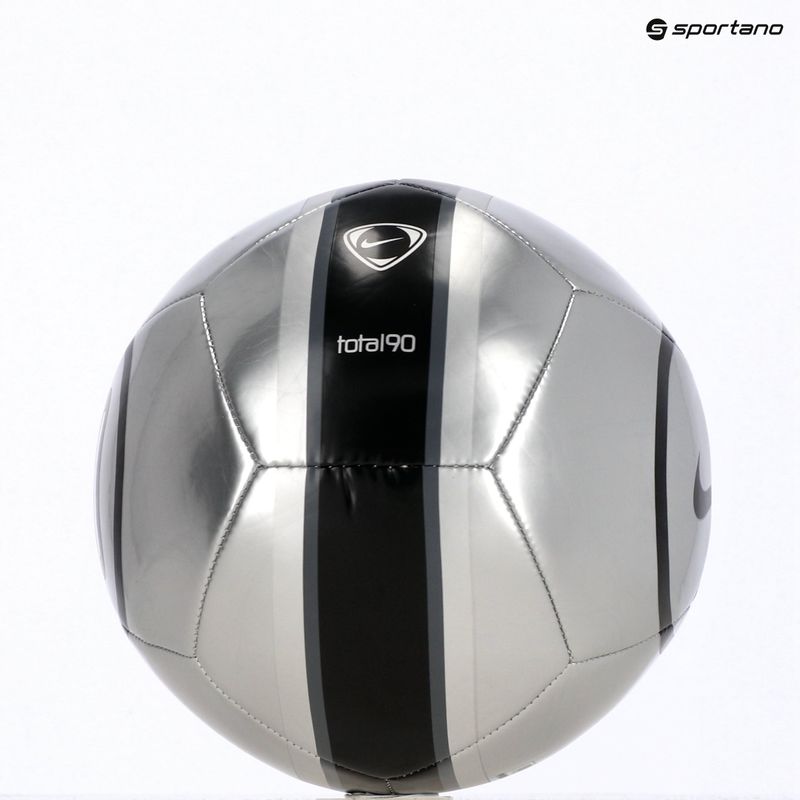 Футболна топка Nike Academy T90 Metallic '26 metallic silver/black/black размер 4 5