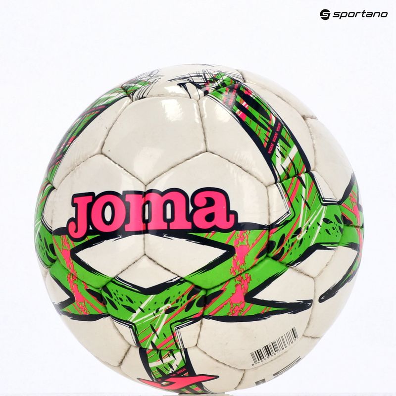 Футболна топка Joma Dali III green fluor/pink/navy размер 5 4