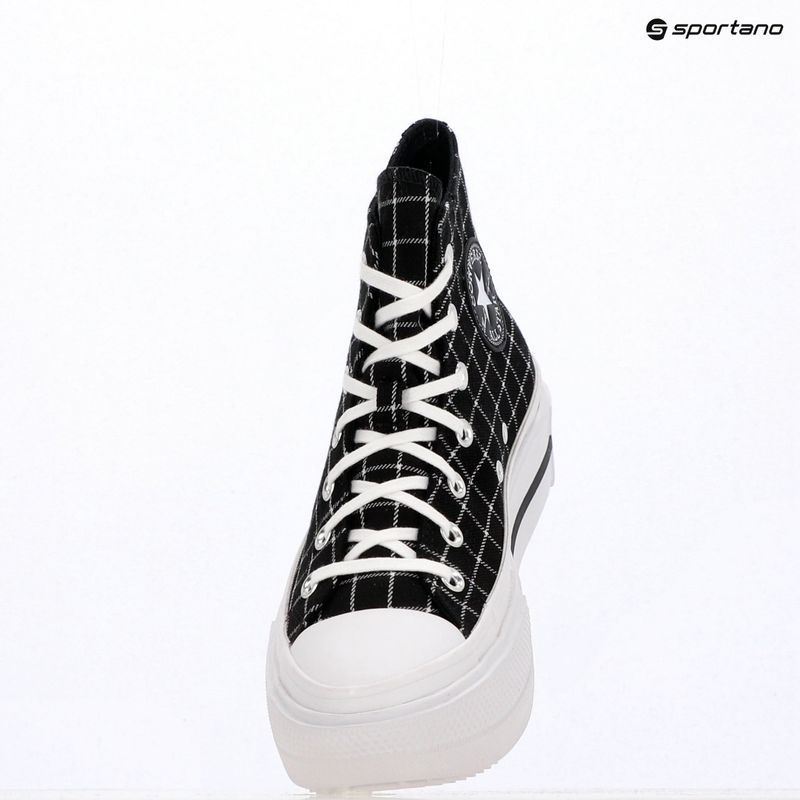 Дамски кецове Converse Chuck Taylor All Star Lift Double Stack Hi black/white 9