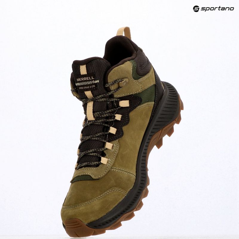 Мъжки туристически обувки Merrell Speed Strike 2 Leather Mid Khaki 9