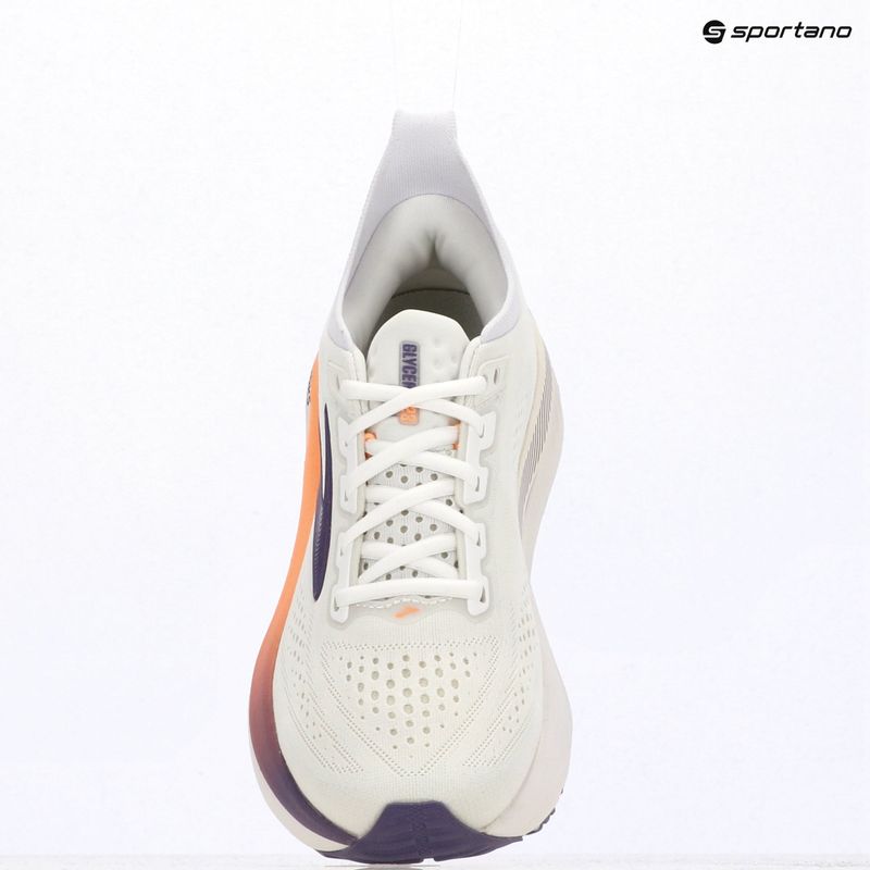 Дамски обувки за бягане Brooks Glycerin GTS 23 white/mulled grape/clear 9