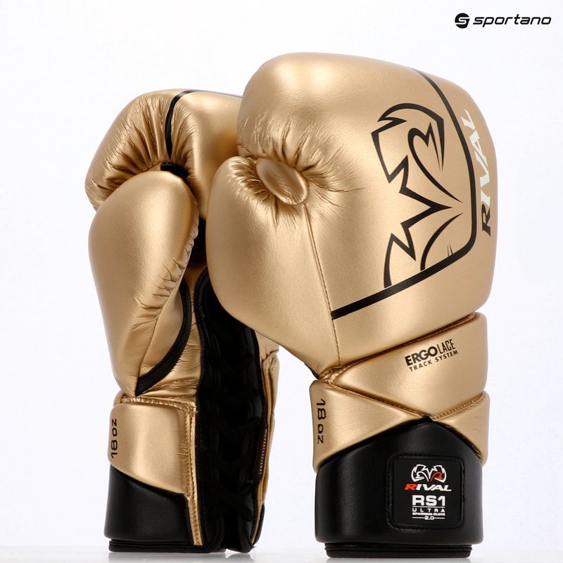 Боксови ръкавици Rival RS1 Ultra Sparring 2.0 gold 7