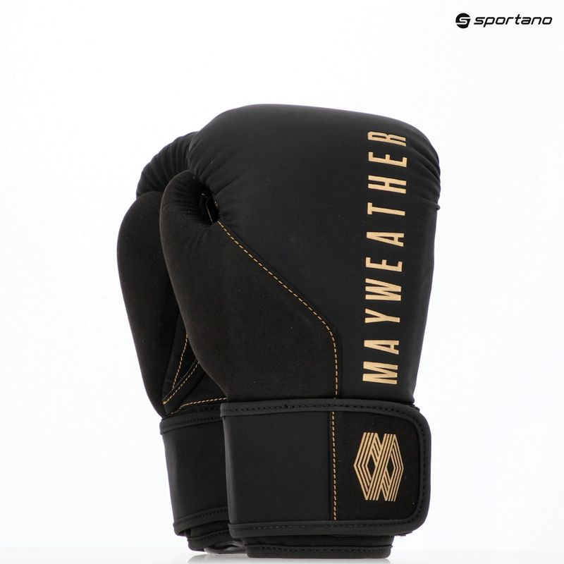 Hayabusa Mayweather Champ черни/златни боксови ръкавици 8