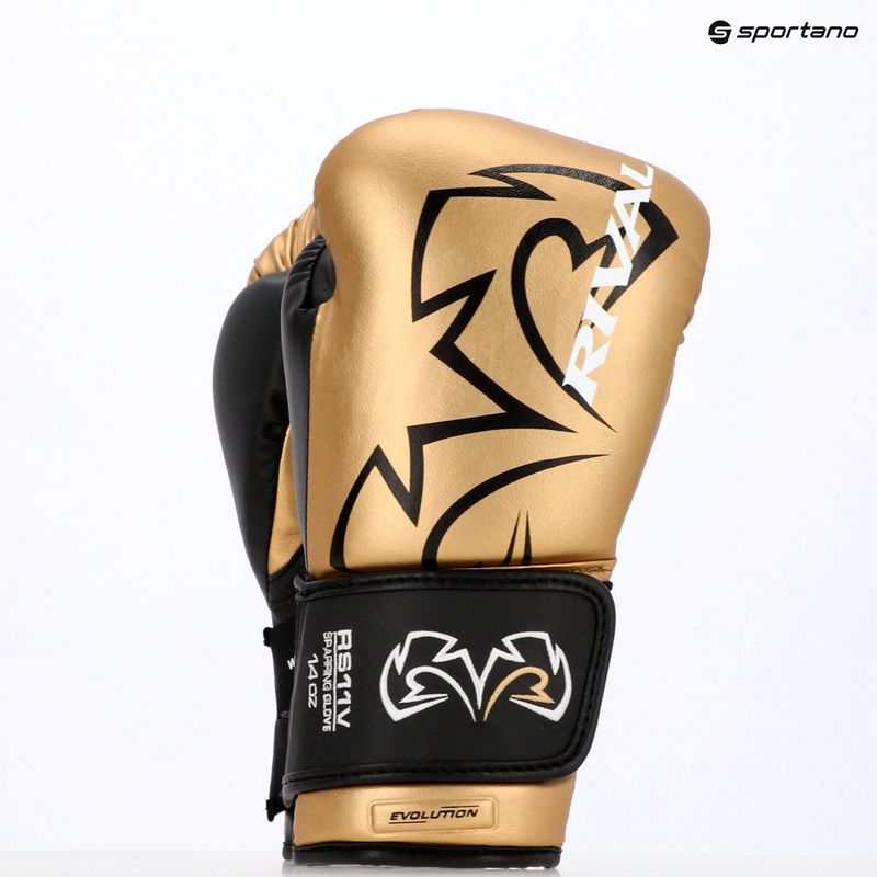 Боксови ръкавици Rival RS11V Evolution gold 14