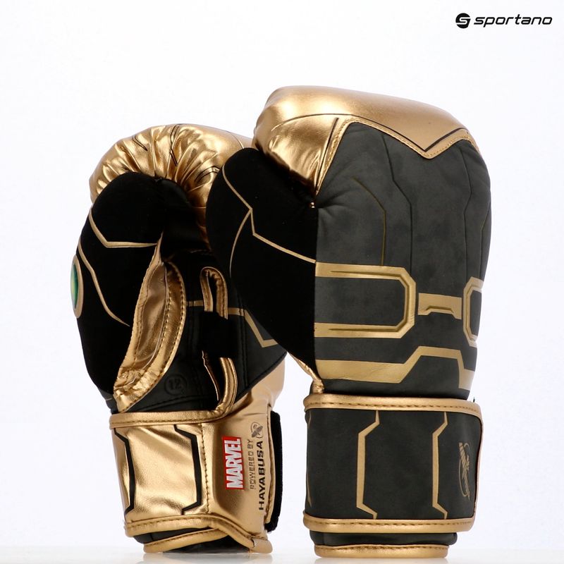 Боксови ръкавици Hayabusa Thanos на Marvel gold/black 17