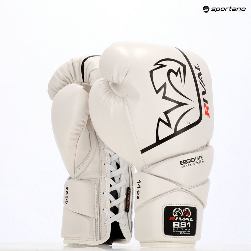 Боксови ръкавици Rival RS1 Ultra Sparring 2.0 white 11