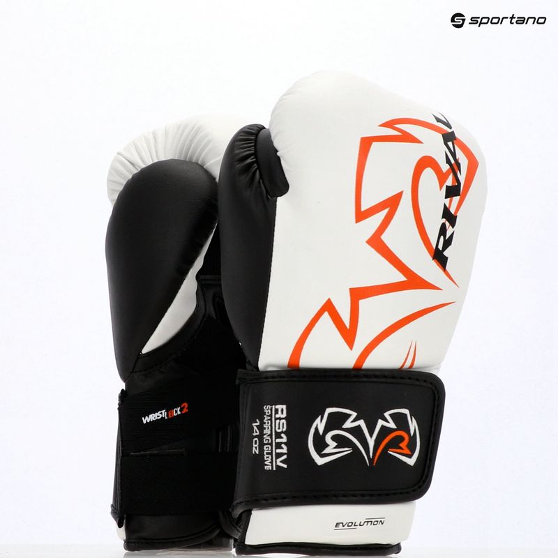 Rival RS11V Evolution бели боксови ръкавици 9