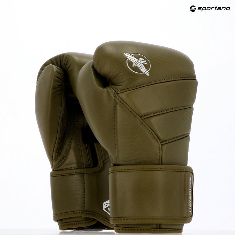 Боксови ръкавици Hayabusa T3 Kanpeki olive green 14