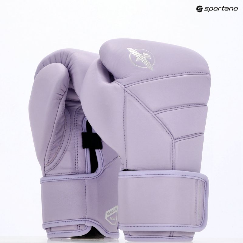 Боксови ръкавици Hayabusa T3 Kanpeki wisteria purple 15