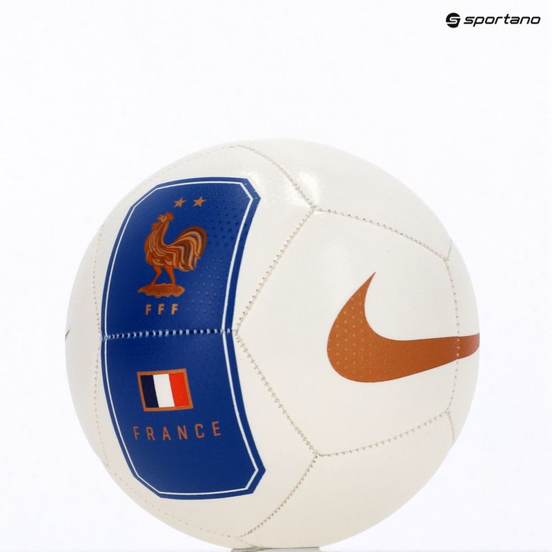 Топка за мини футбол Nike Skills France white size 1 5
