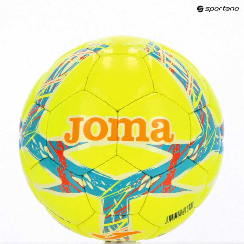 Футболна топка Joma Dali III yellow/fluor turquoise размер 4 7