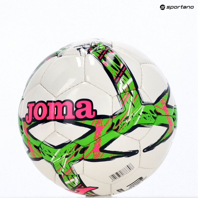 Футболна топка Joma Dali III green fluor/pink/navy размер 3 7