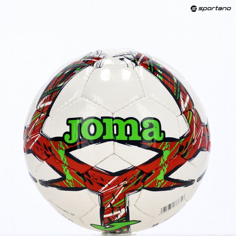 Футболна топка Joma Dali III flour turquoise/flour coral размер 3 7