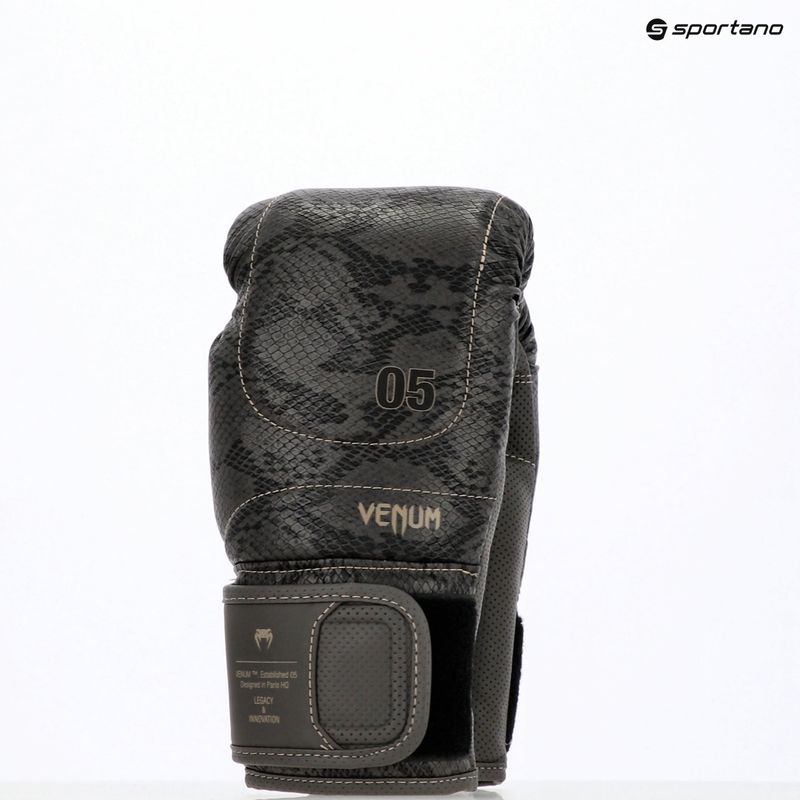 Боксови ръкавици Venum Impact Evo Scales Boxing dark grey 6