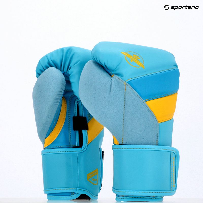 Боксови ръкавици Hayabusa T3 blue/yellow 8