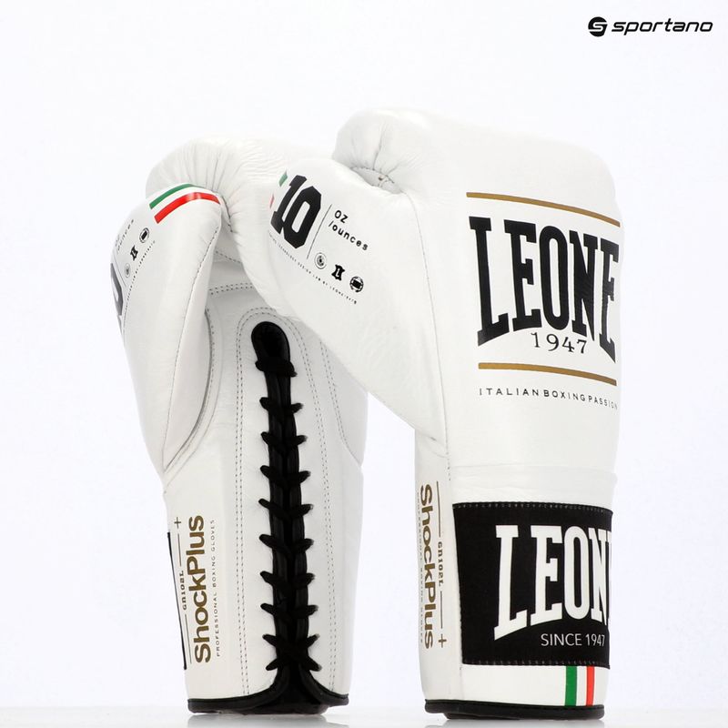 Боксови ръкавици LEONE 1947 Shock Plus бели 11