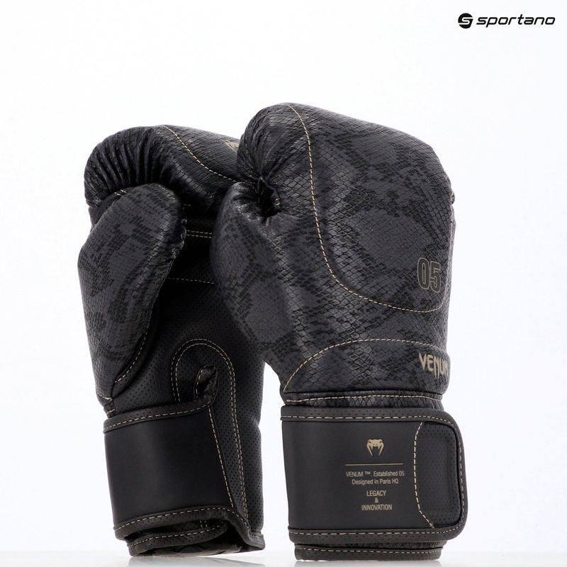 Боксови ръкавици Venum Impact Evo Scales Boxing dark purple 6