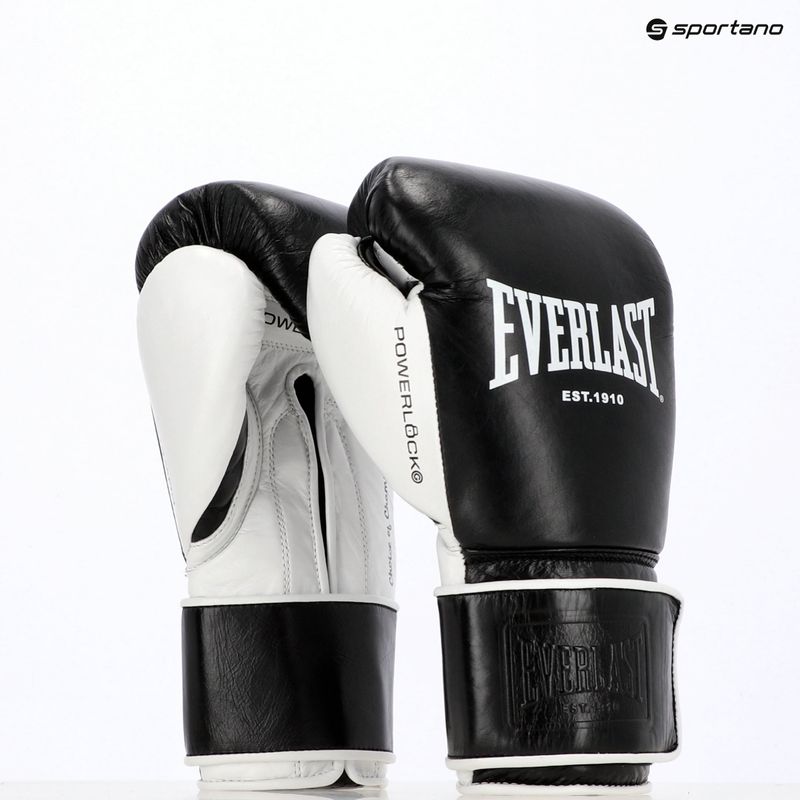 Боксьорски ръкавици Everlast Powerlock Pro OG H&L black/white 7