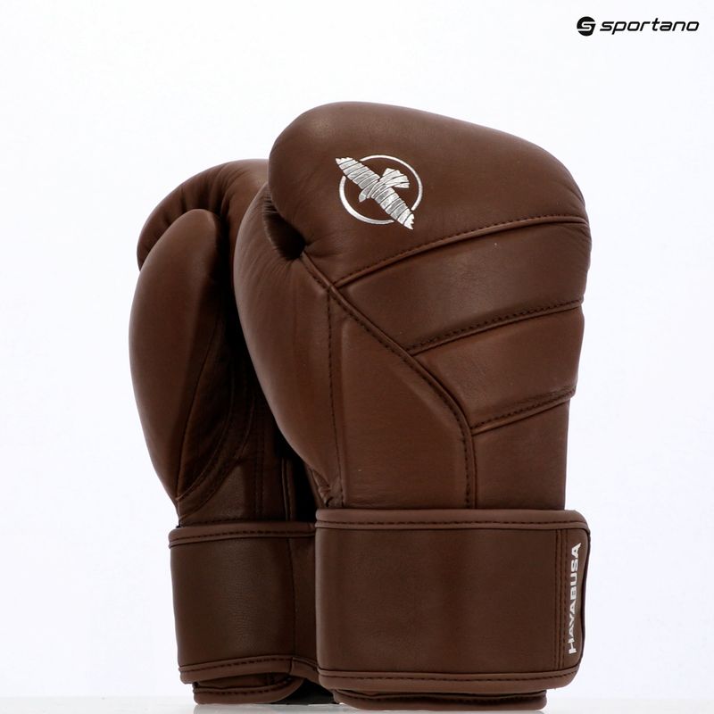 Боксови ръкавици Hayabusa T3 Kanpeki walnut brown 8