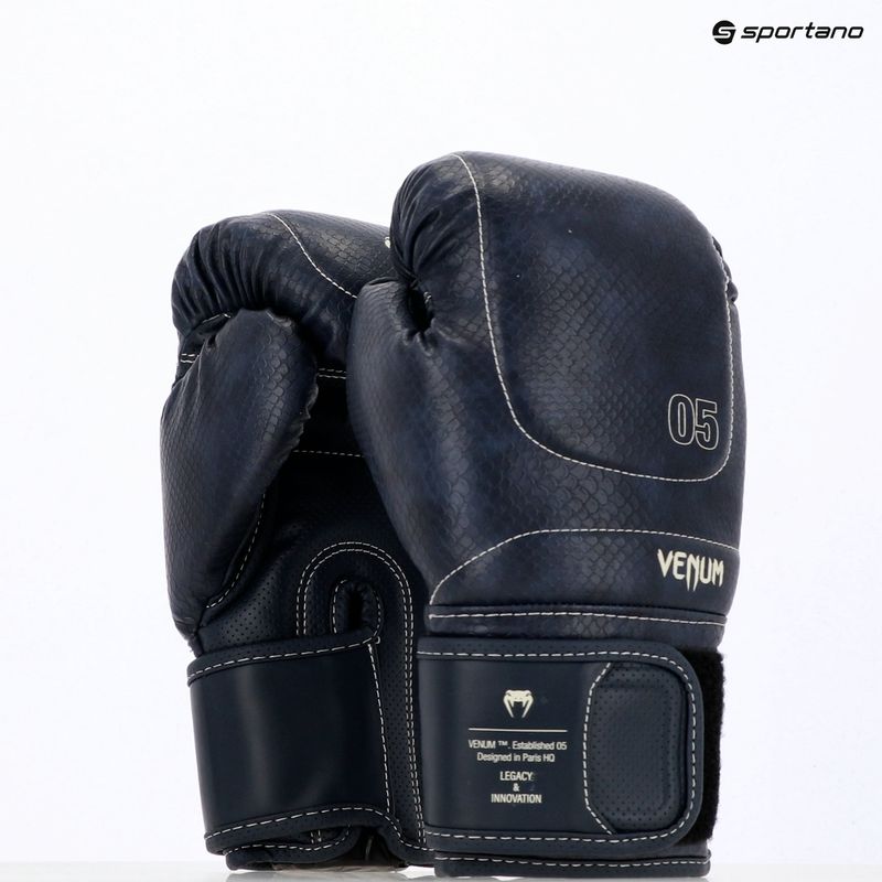 Боксови ръкавици Venum Impact Evo Scales midnight blue 8
