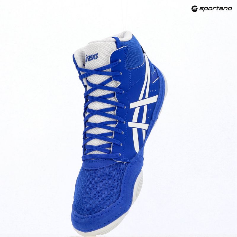 Обувки за борба ASICS Snapdown 4 neon blue/white 9