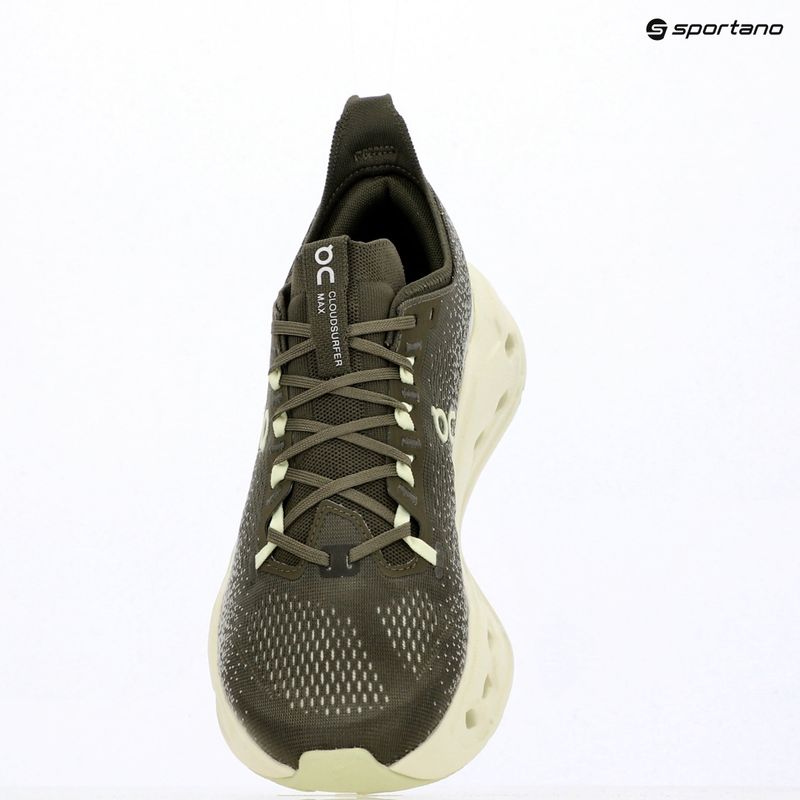 Мъжки обувки за бягане On Cloudsurfer Max Wide olive/seedling 9