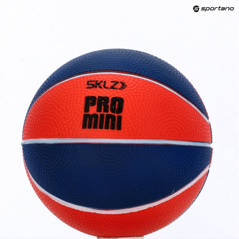 Топка за мини баскетбол SKLZ Pro Mini Hoop Swish red/blue 3
